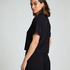 Essential Jersey Short-Sleeved Jacket, Black