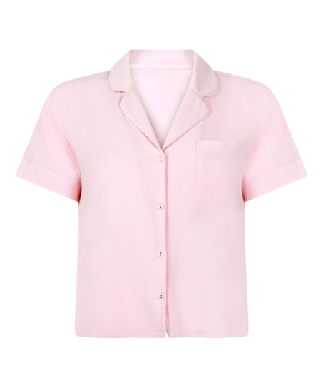 Essential Jersey Short-Sleeved Jacket, Pink