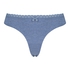 Cotton thong, Blue
