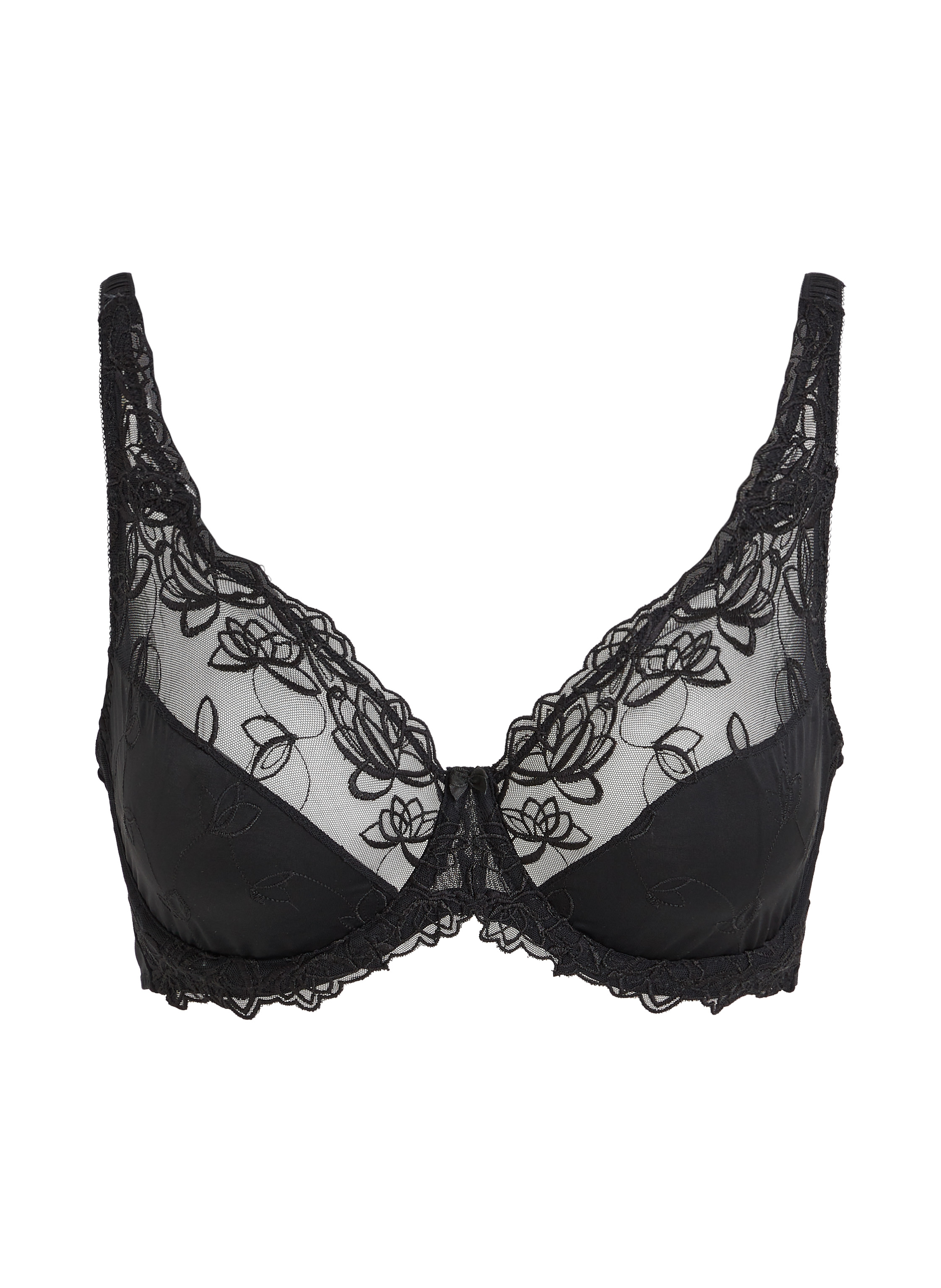 Diva Non-Padded Underwired Bra, Black, main