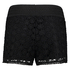 Crochetta Shorts, Black