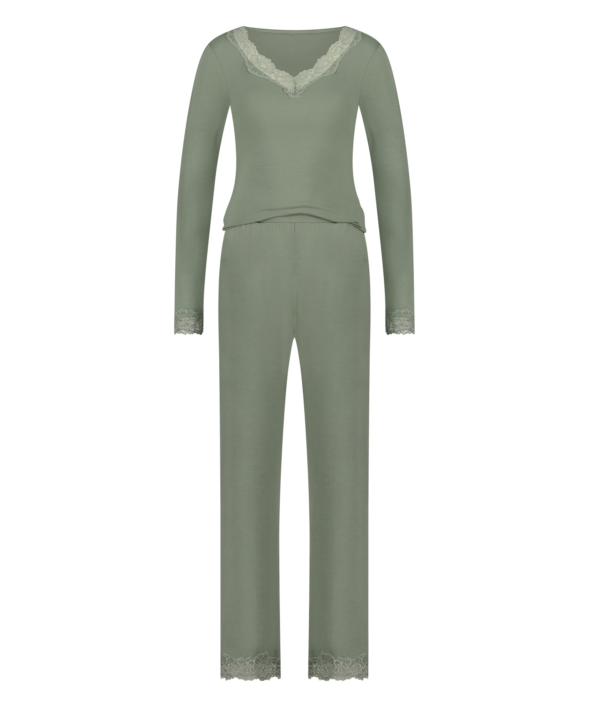 Pajama Set, Green, main