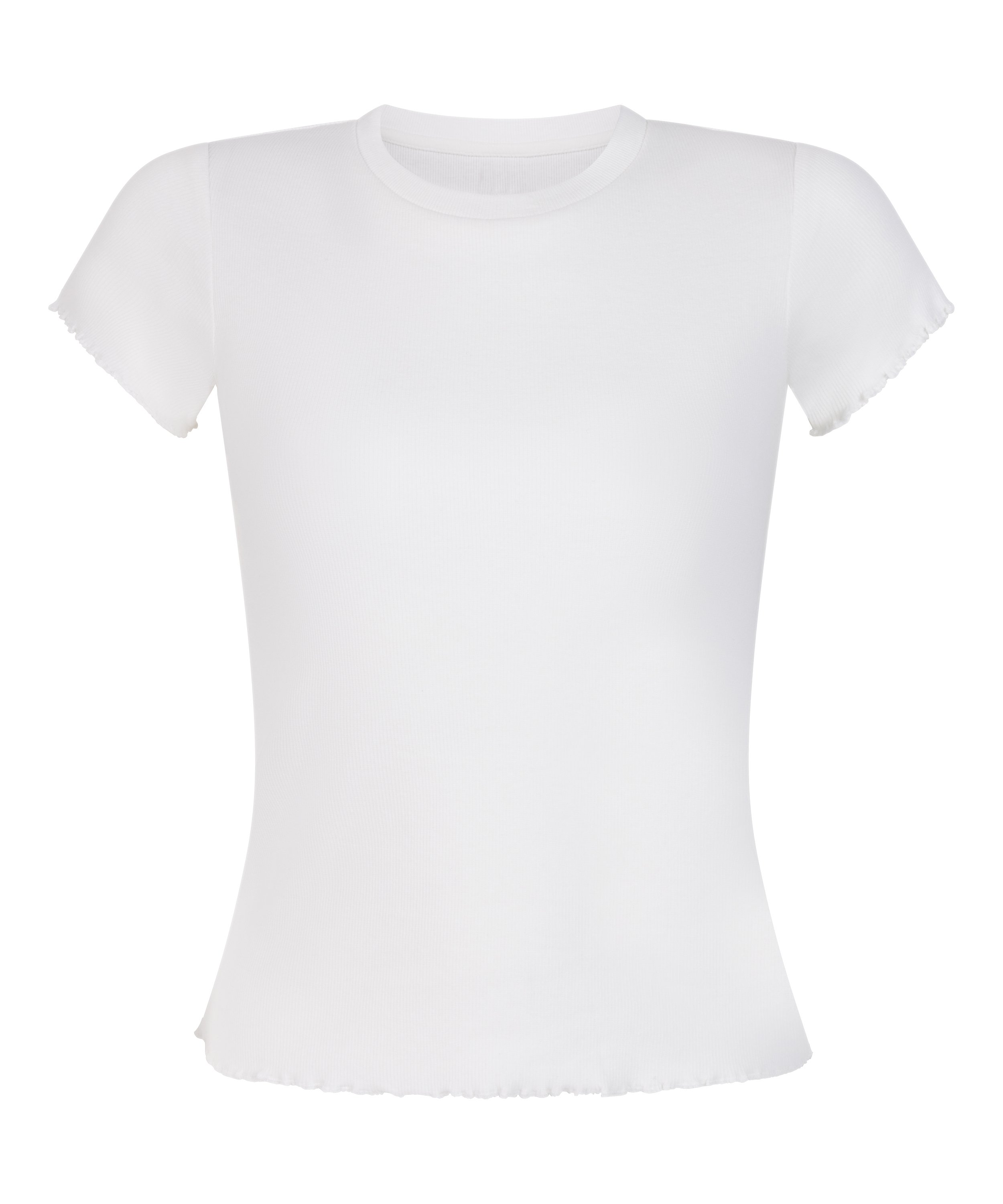 Short Sleeve Cotton Shirt, White, main