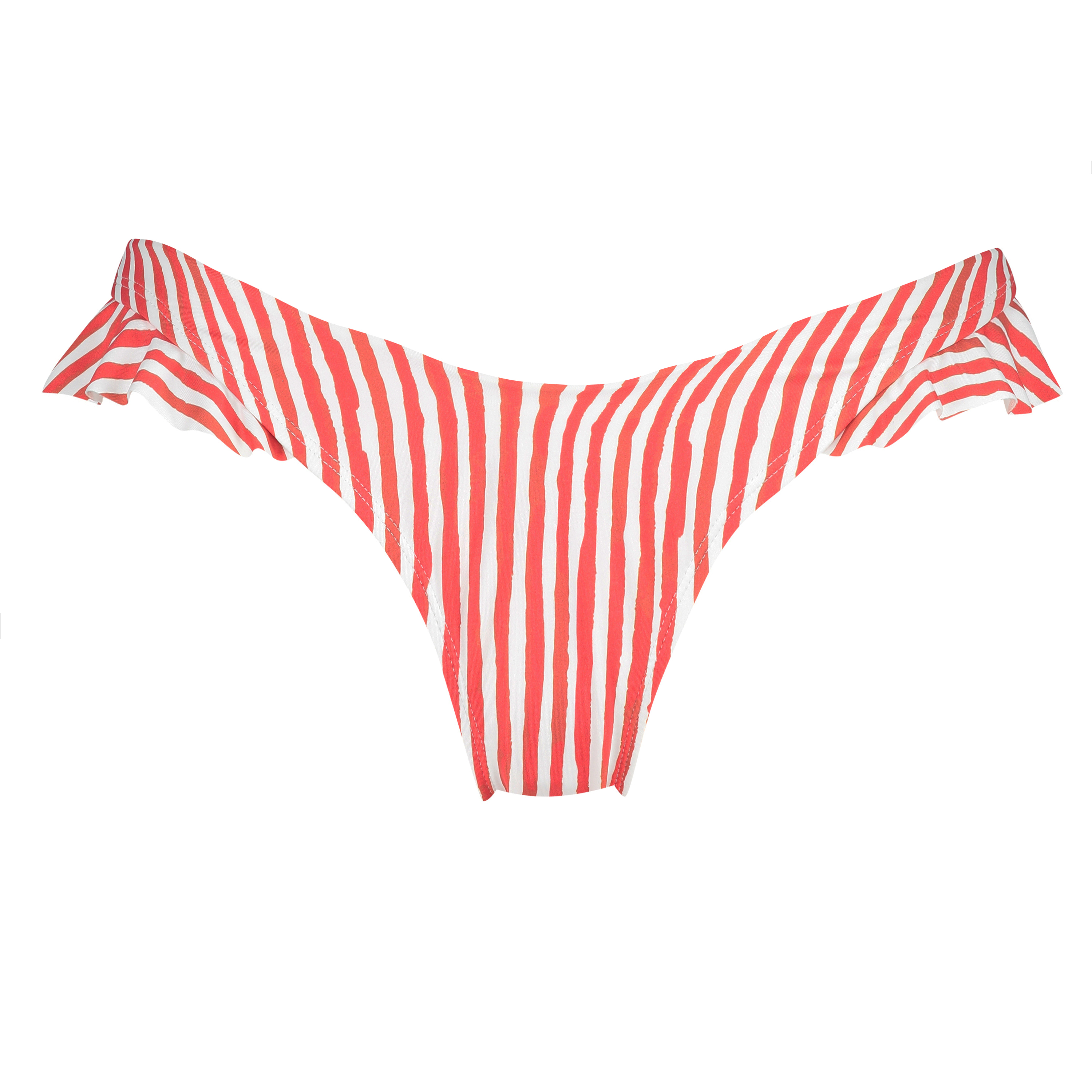 Julia high leg bikini bottom, Red, main