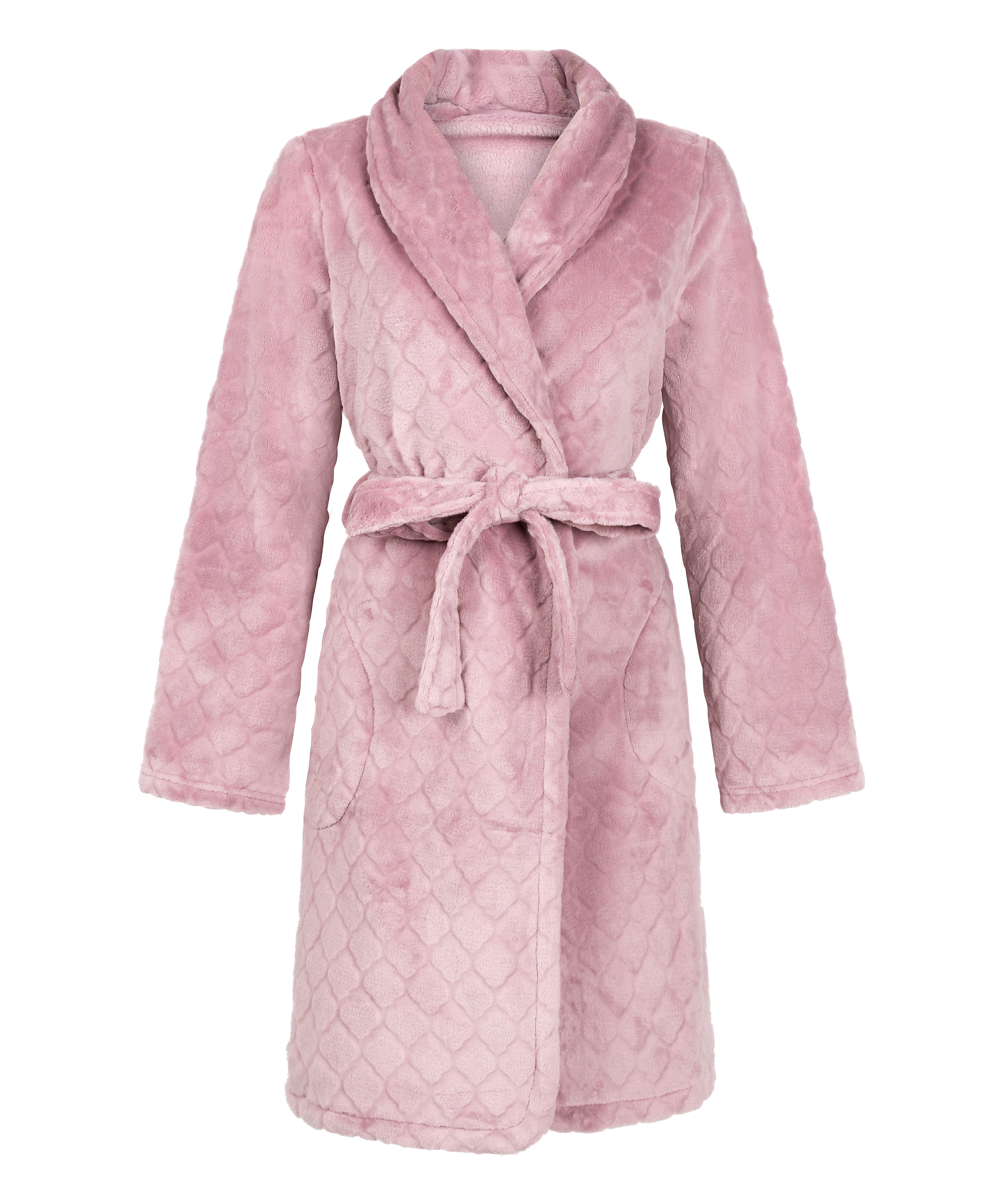 Robe Short Fleece, Purple, main