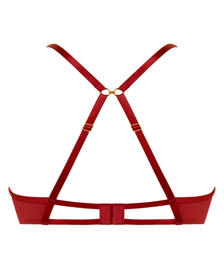 Cinnamon Non-Padded Underwired Bra, Red