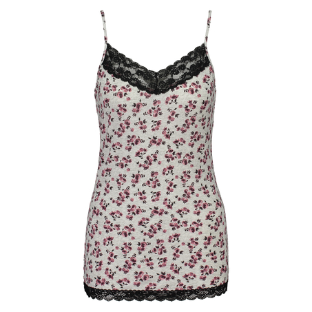 Ditsy top, Purple