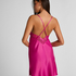 Peonie Slipdress Satin, Pink
