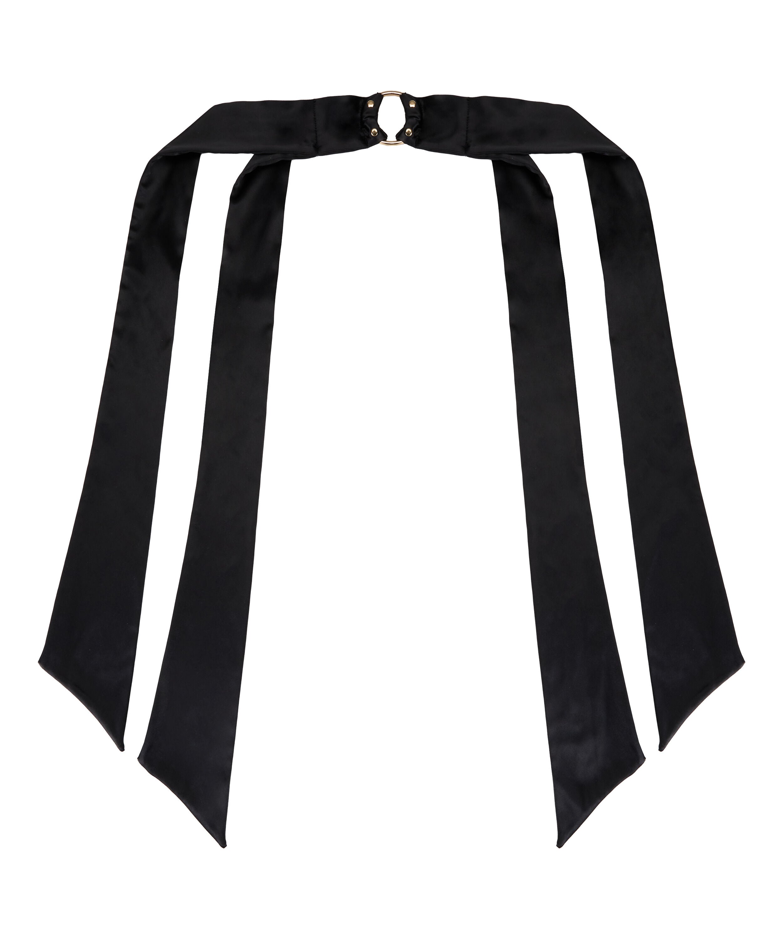 Satin Wrist Ties, Black