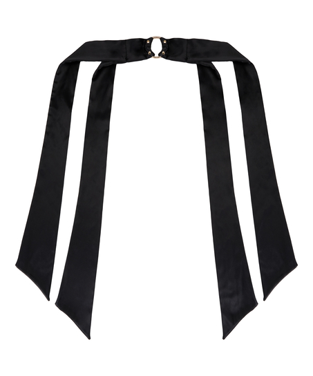 Satin Wrist Ties, Black