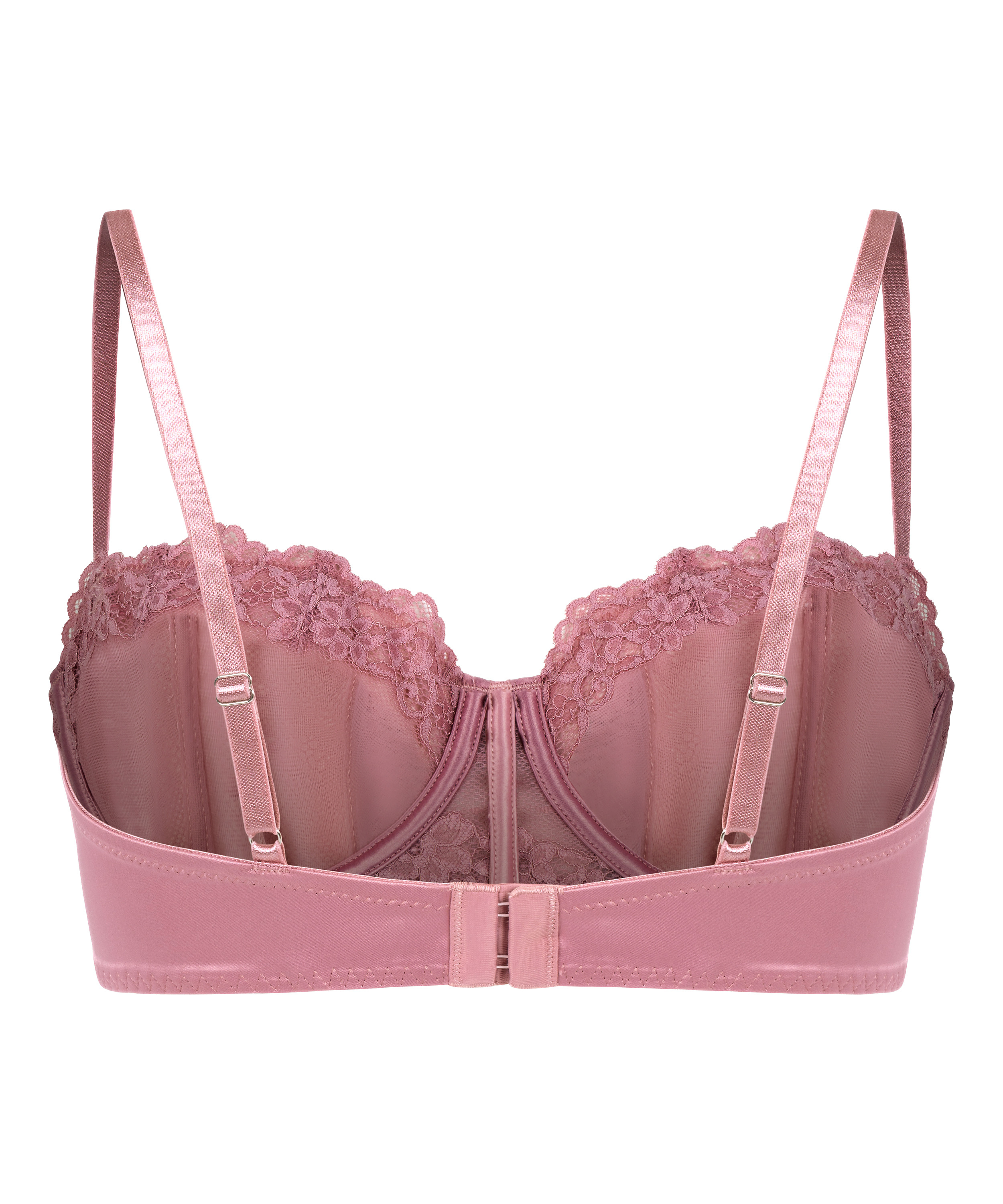 Laila Non-Padded Underwired Bra, Pink, main