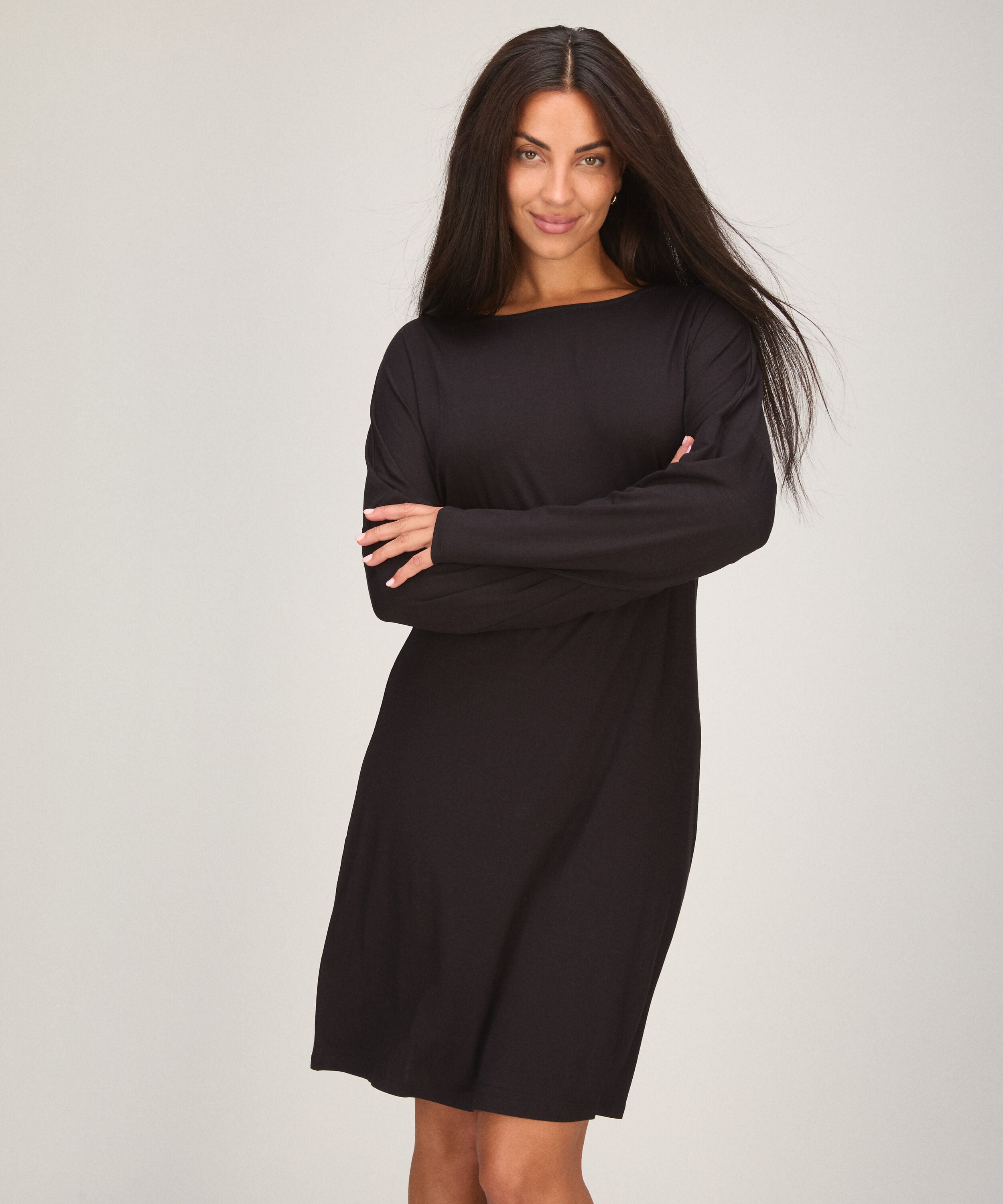 Nightshirt Jersey Essential, Black