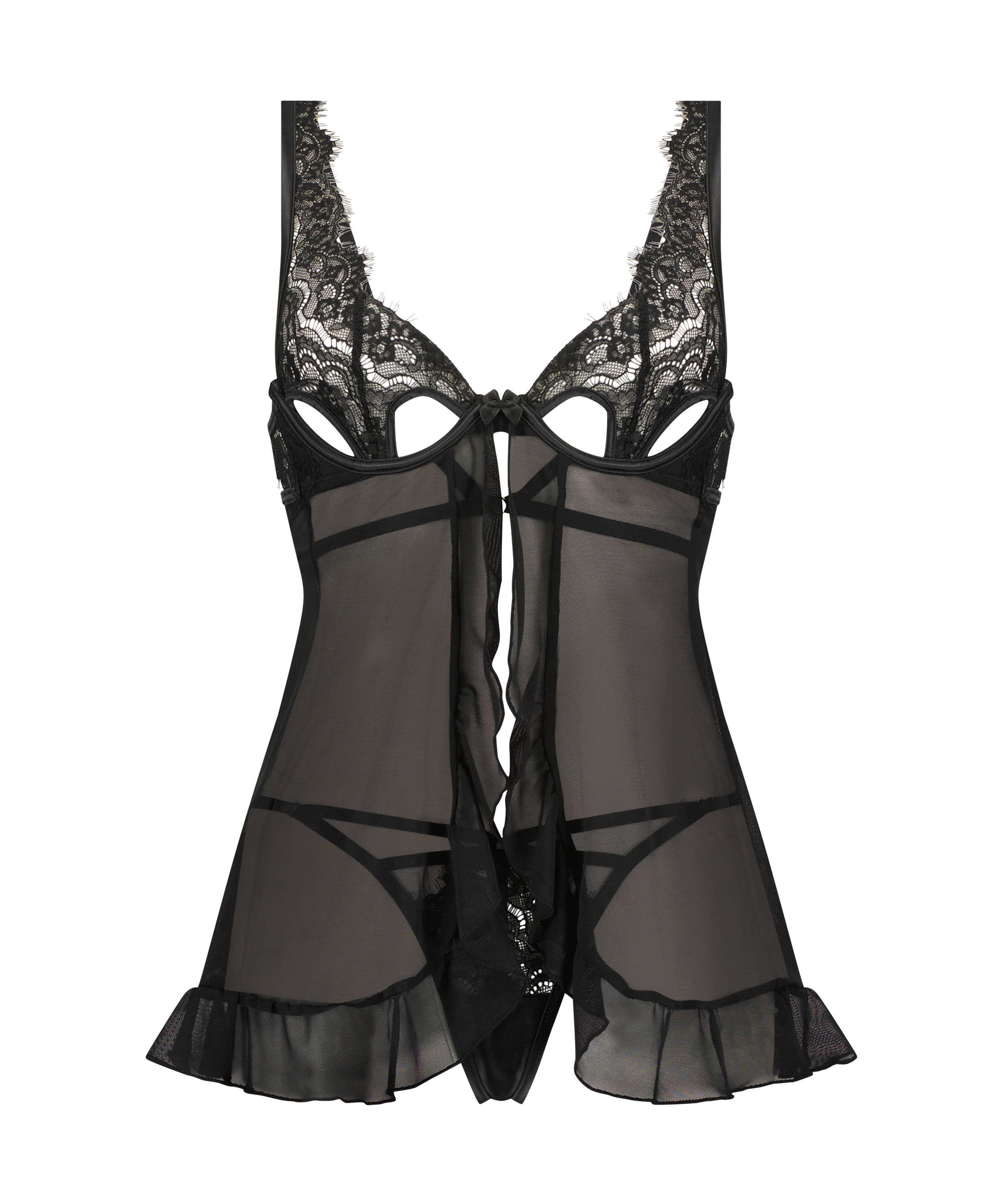 Seraphina Babydoll, Black, main