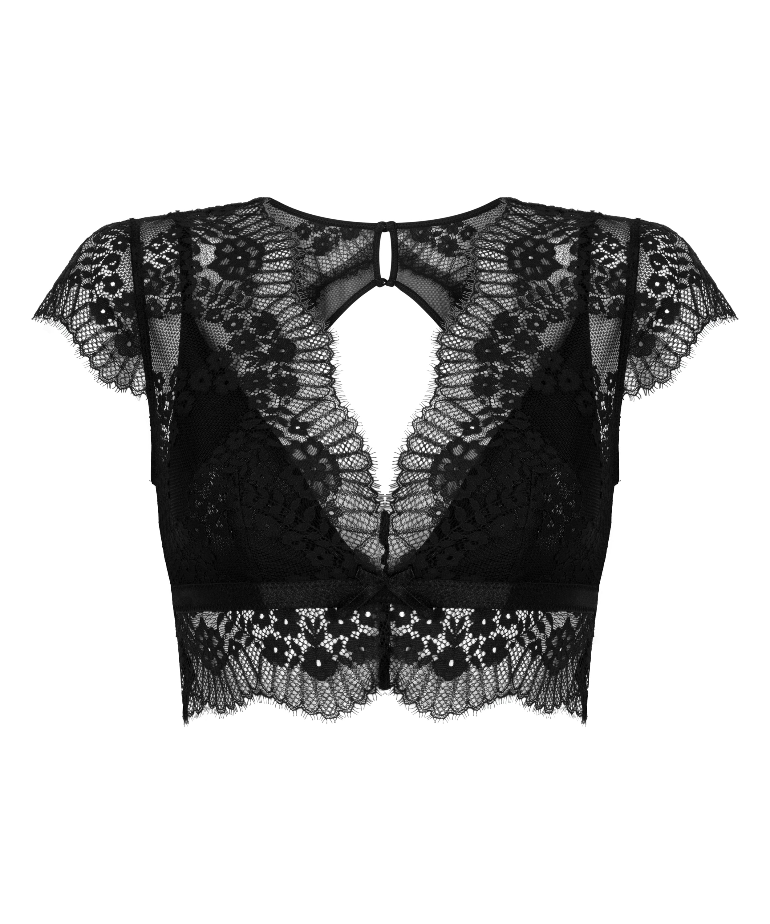 Daphne Bralette, Black, main