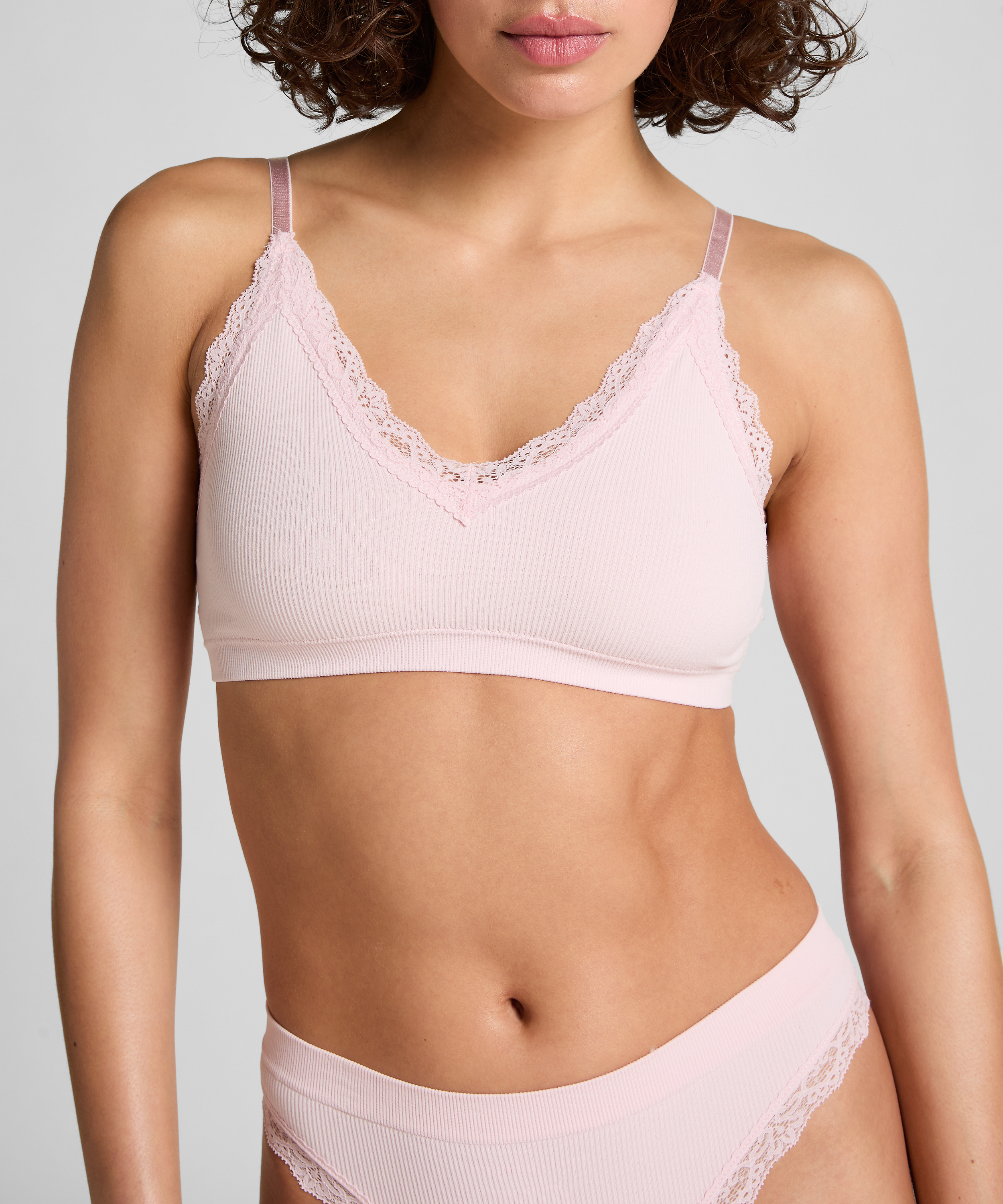 Lola Bralette, Pink, main
