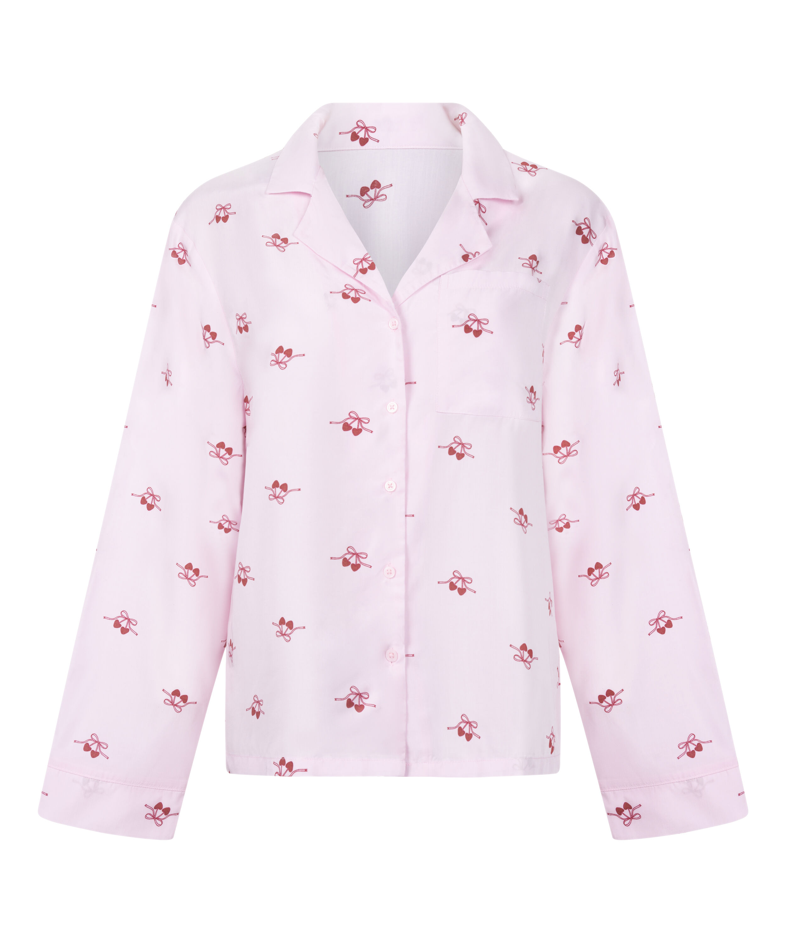 Jacket Woven Cherry, Pink