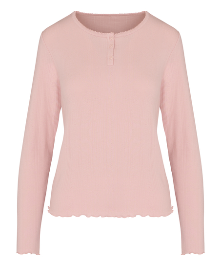 Top Pointelle, Pink