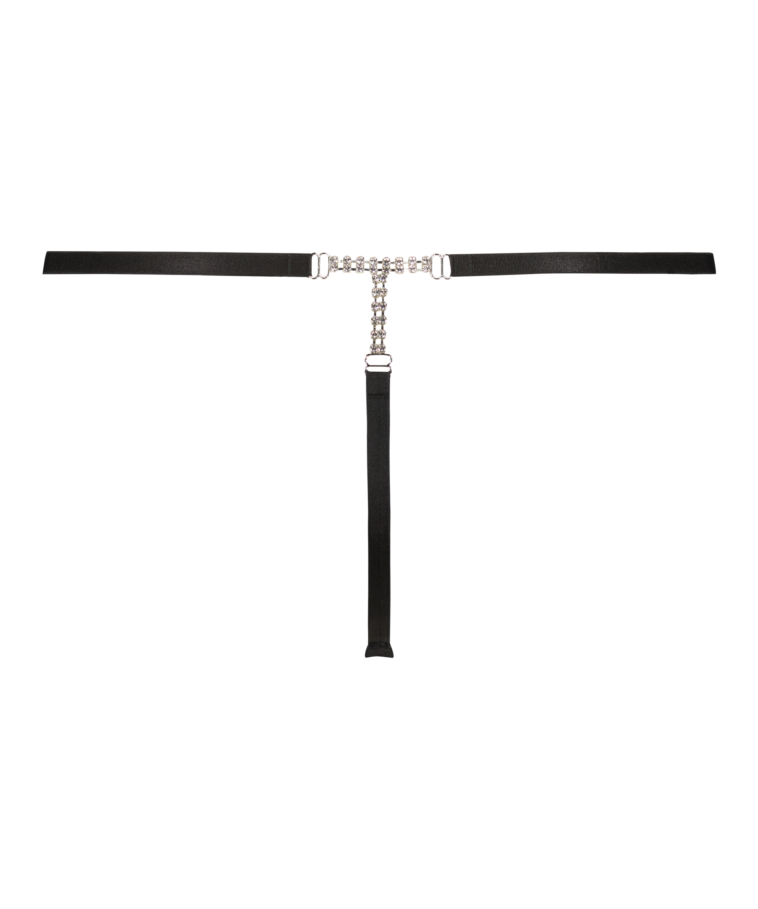 Donna Sparkle Thong, Black, main