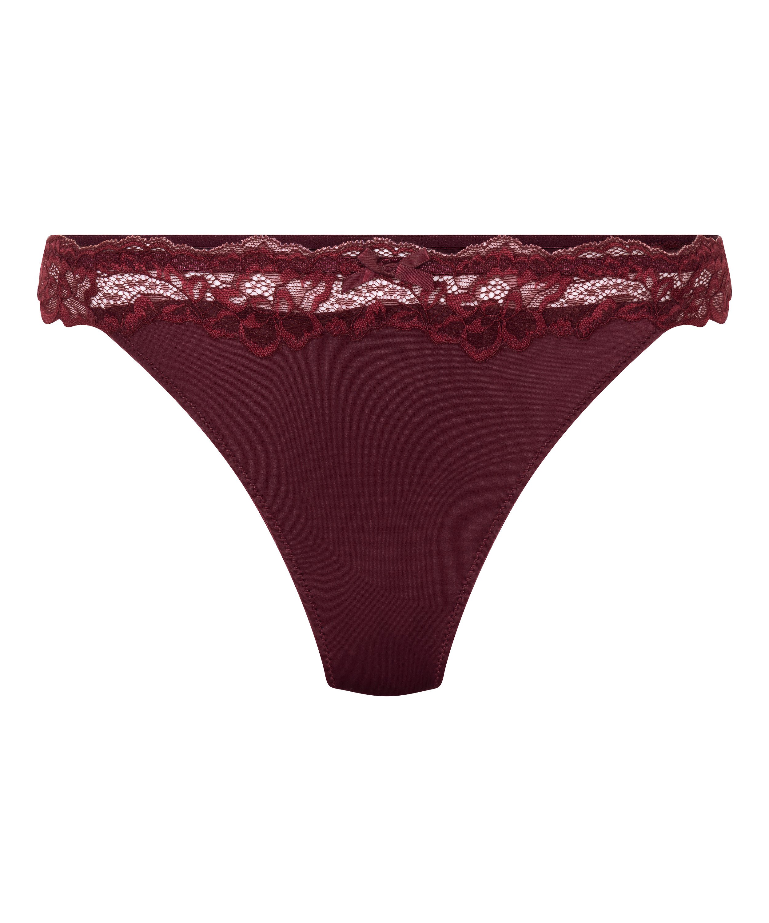 Lace & Shine Thong, Purple, main
