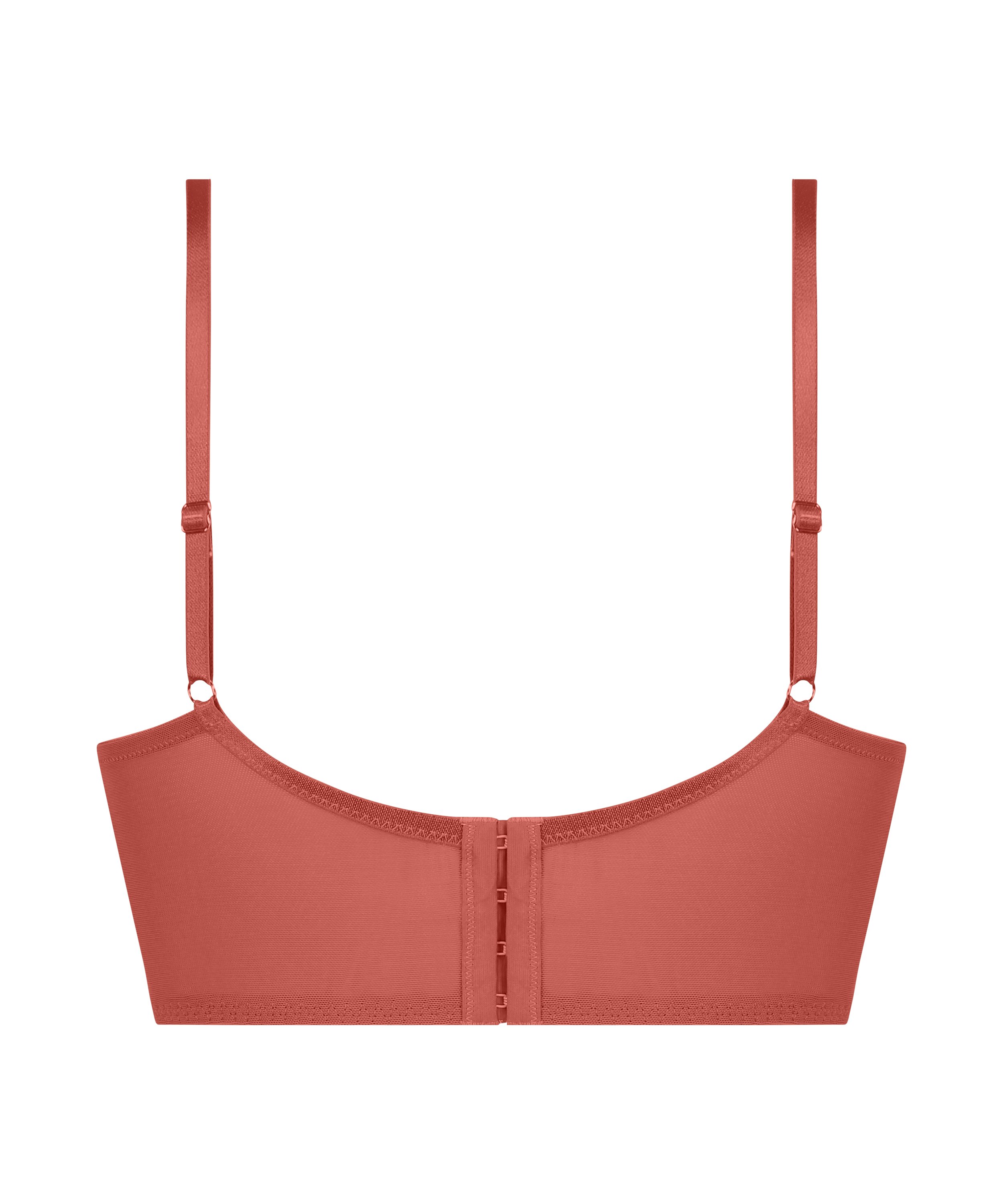 Arabella padded longline underwired bra, Red, main