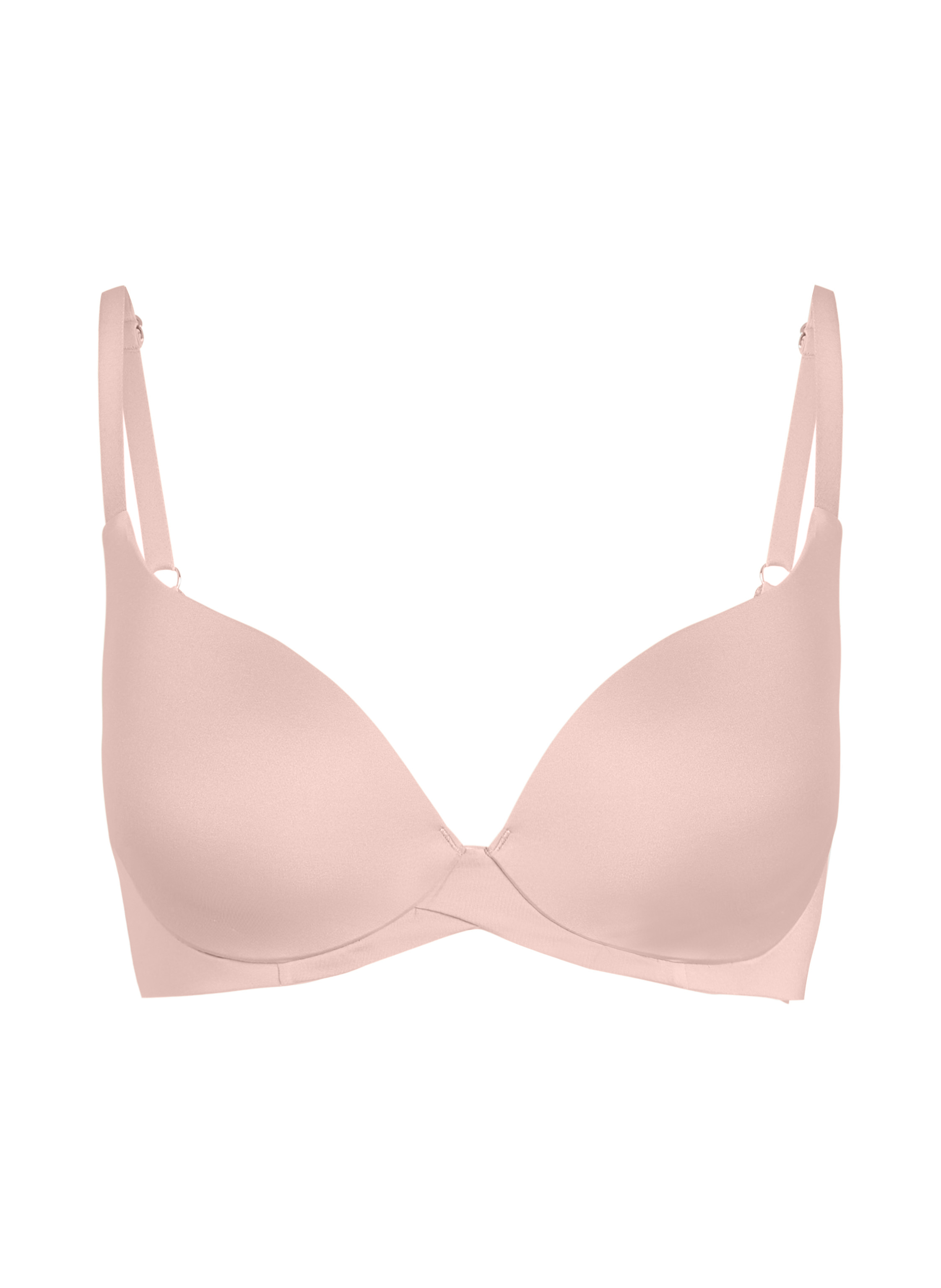 Smooth Padded Underwired Bra, Beige, main