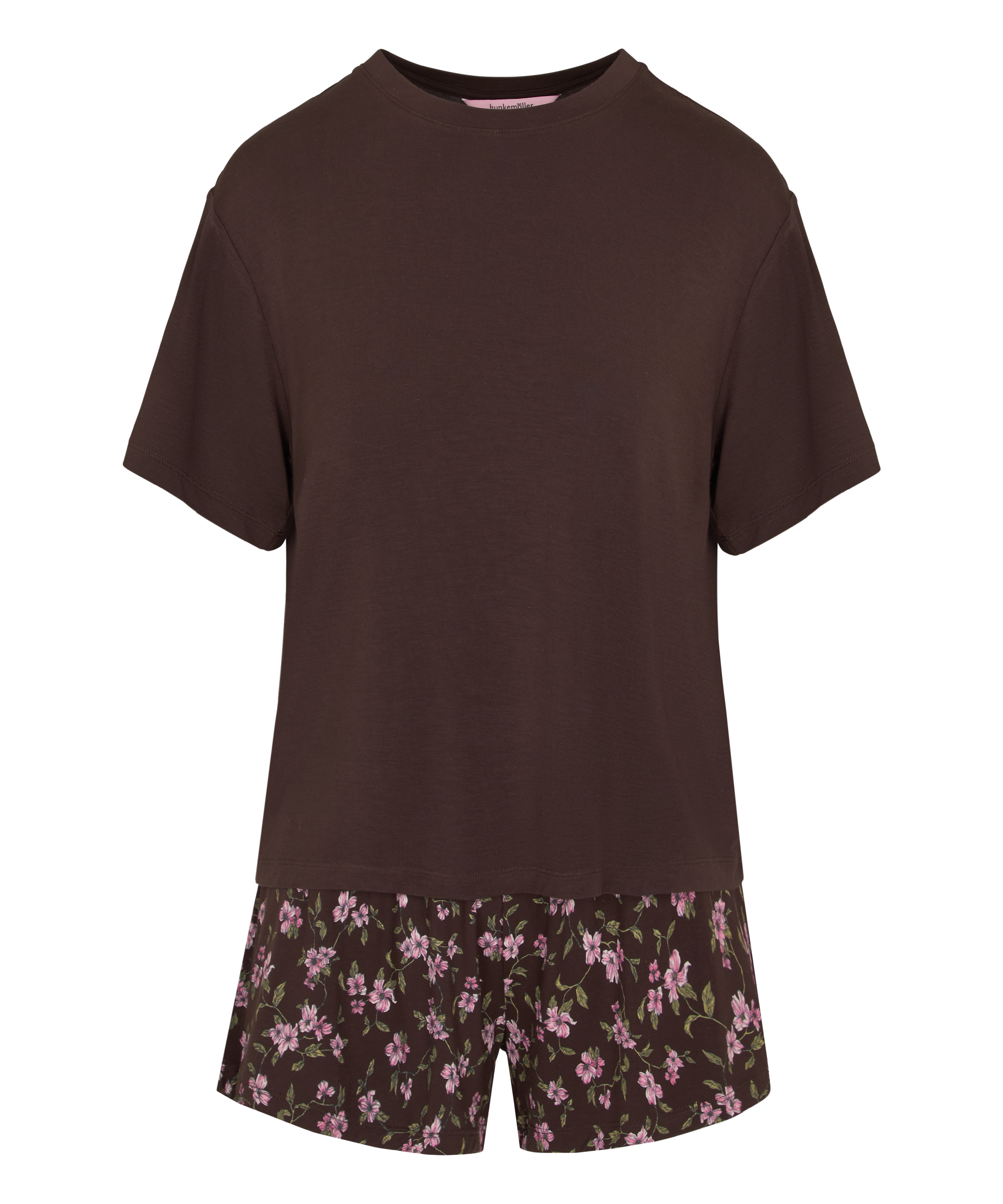 Pyjama Set Loose, Brown, main