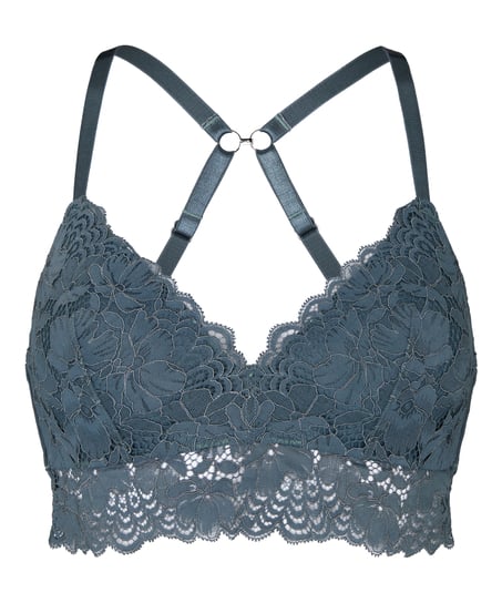 Andrea Padded Non-Wired Bra, Blue