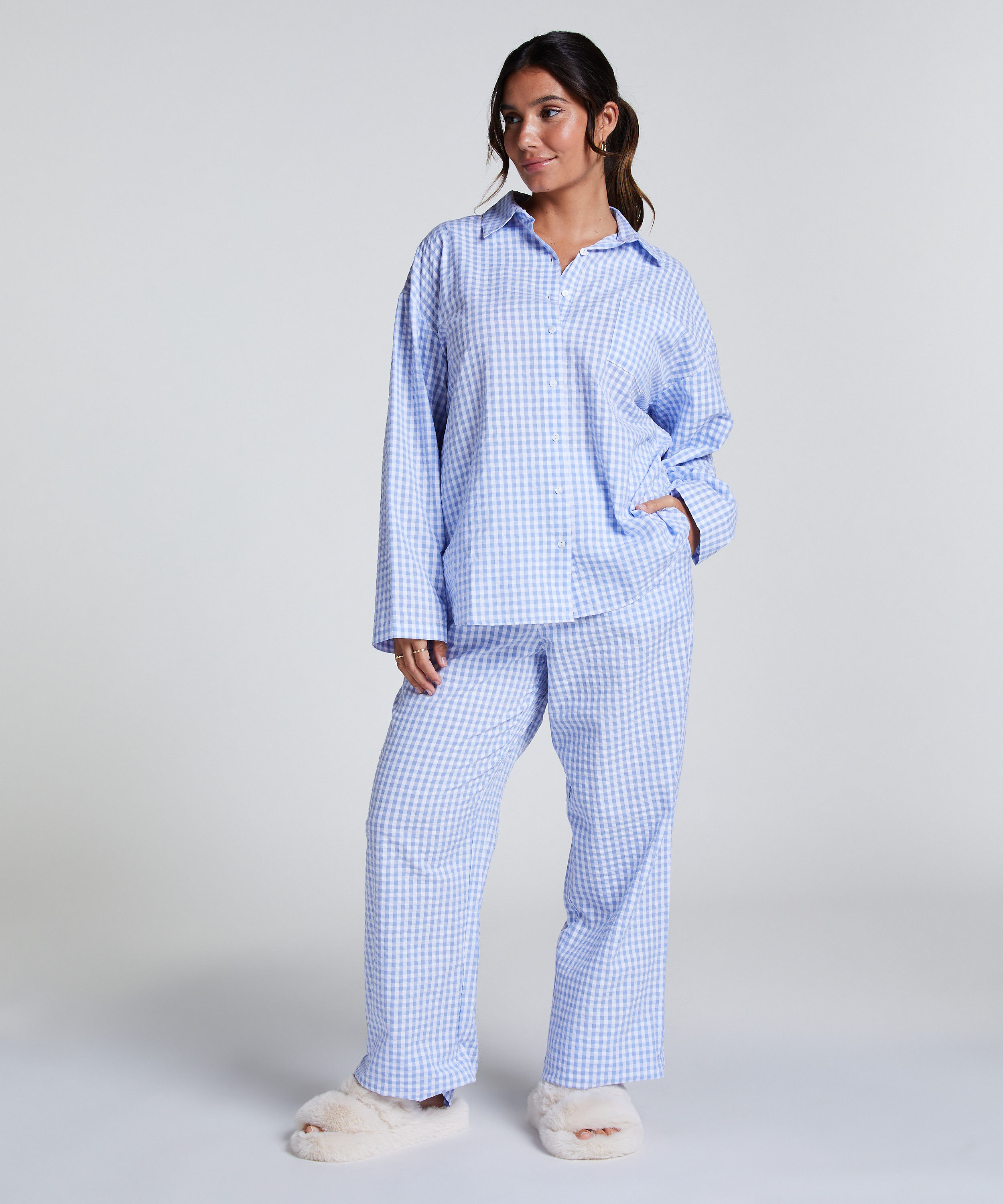 Cotton Jacket, Blue, main