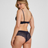Marine Non-Padded Underwired Bra, Blue
