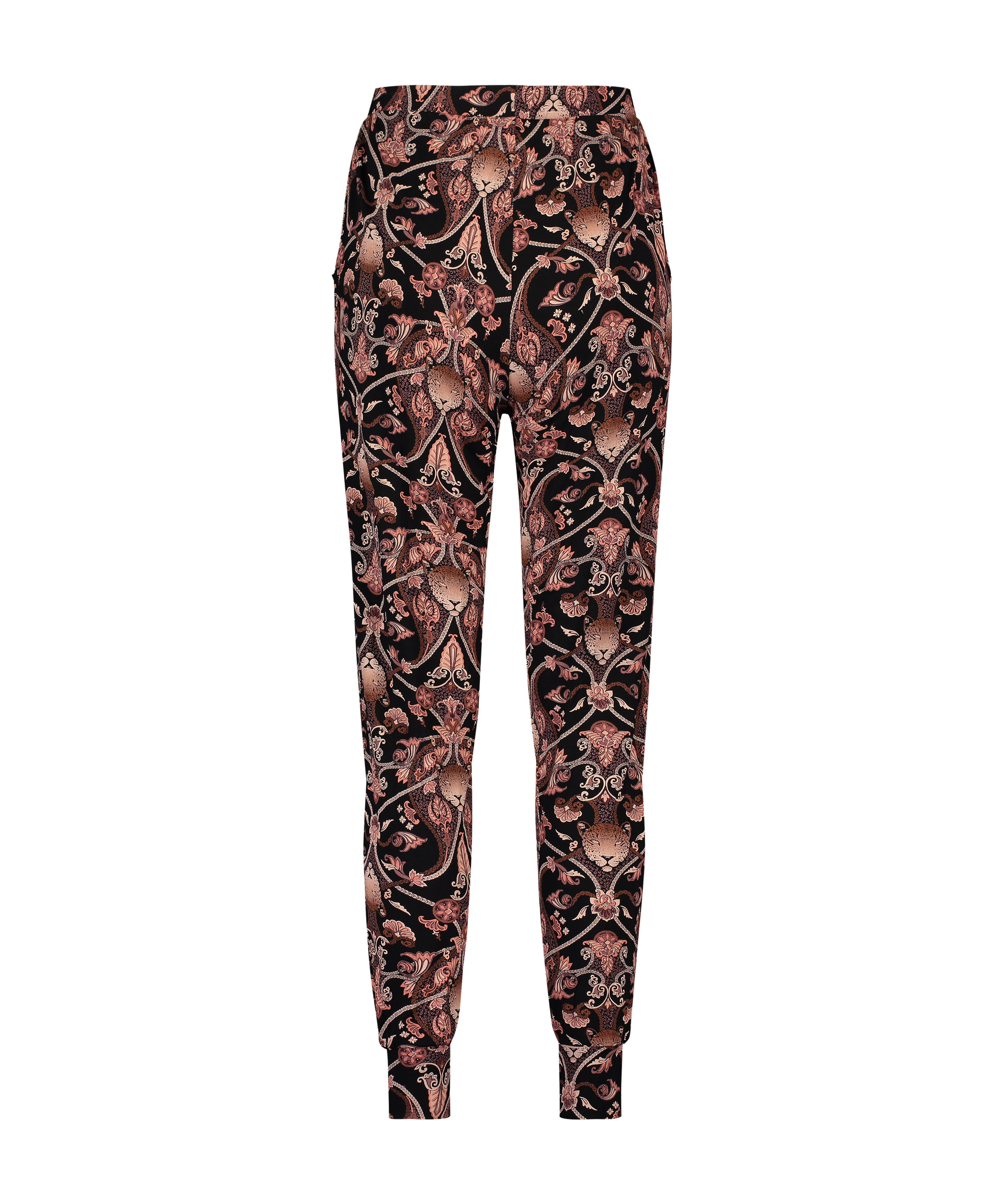 Jersey Pyjama Pants, Black, main