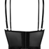 Coco Padded Underwired Longline Push-Up Bra, Black