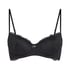 Marine Padded Underwired Bra, Black