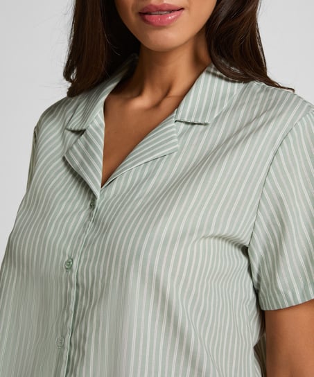 Jacket Woven Stripe, Green