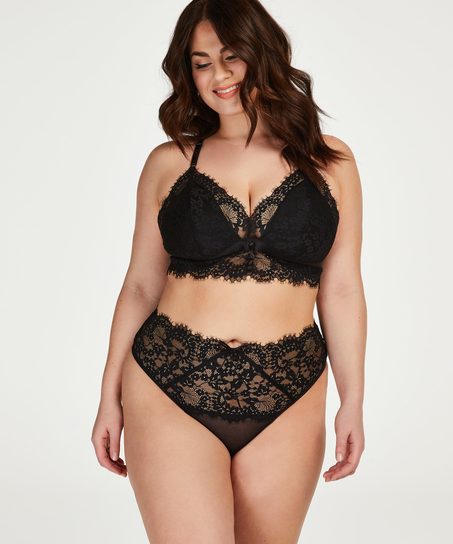 Olivia bralette Curvy, Black
