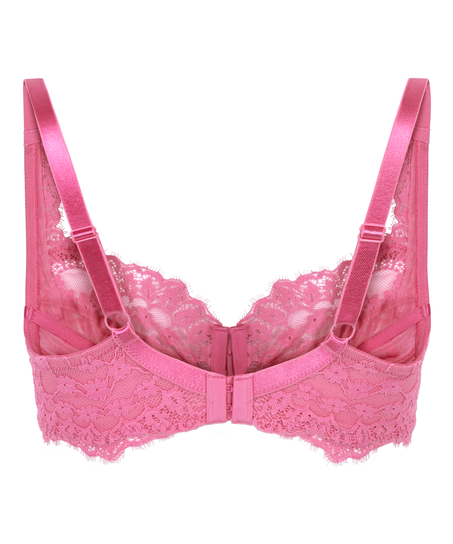 Daisy Non-Padded Underwired Bra, Pink