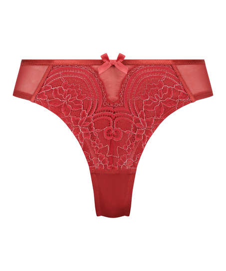 Harriet High Leg Brazilian, Red