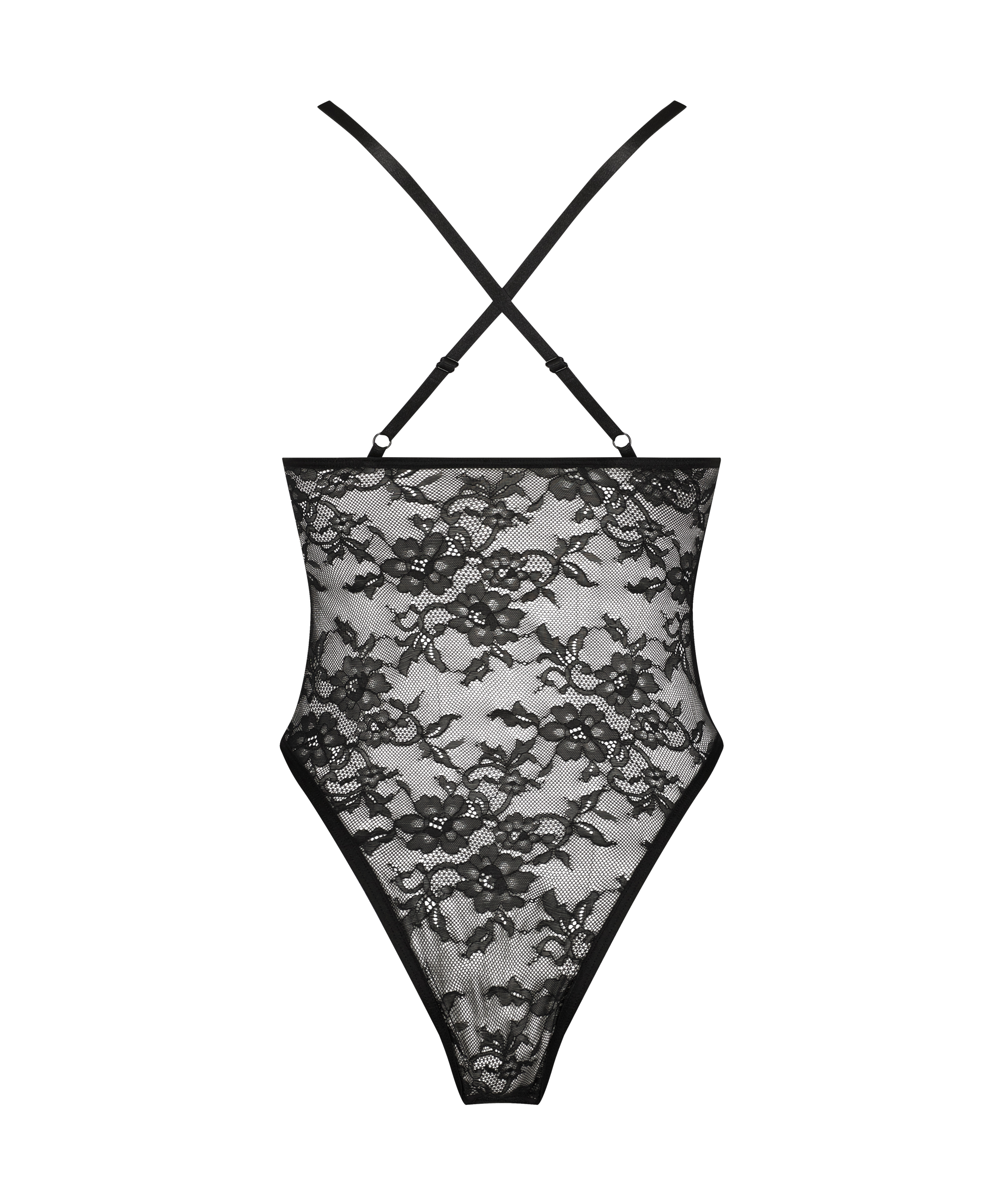 Sienna High Leg Body, Black, main