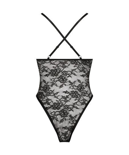 Sienna High Leg Body, Black