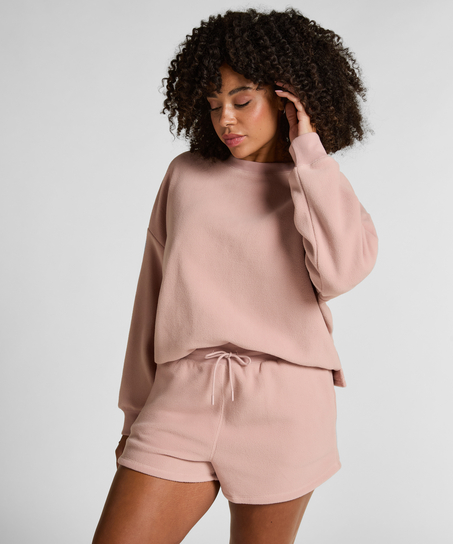 Top Sporty Fleece, Pink