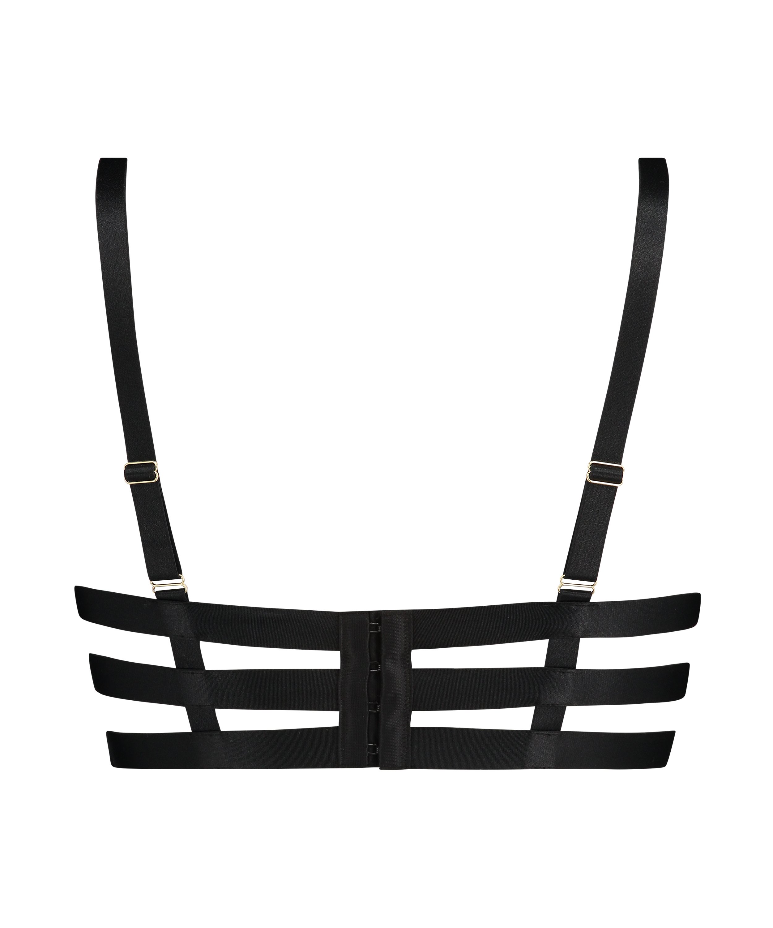 Dallas padded underwired bra, Black, main