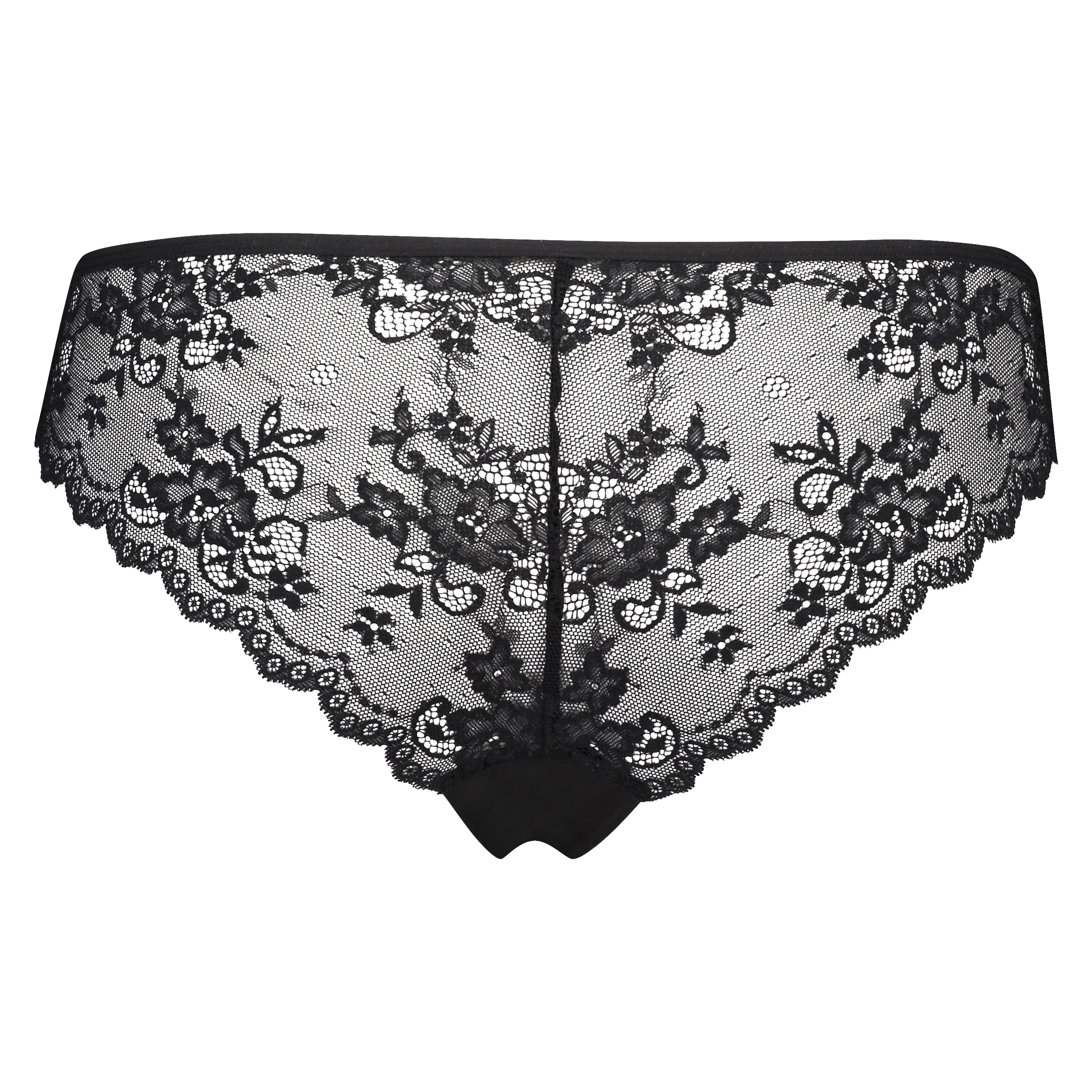 Invisible Lace Back Brazilian, Black, main