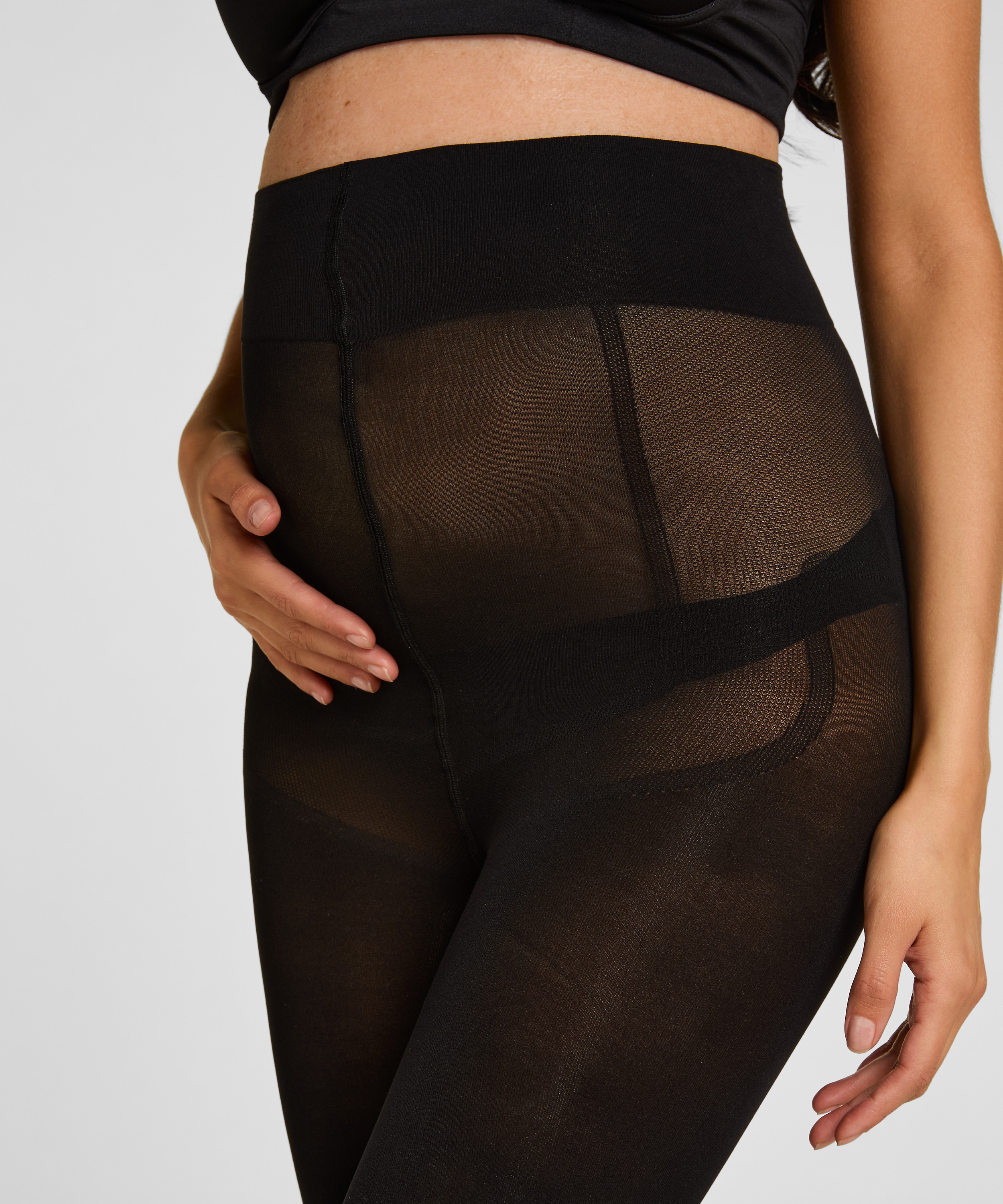 Maternity Tights 40 Denier Velvet Touch, Black, main