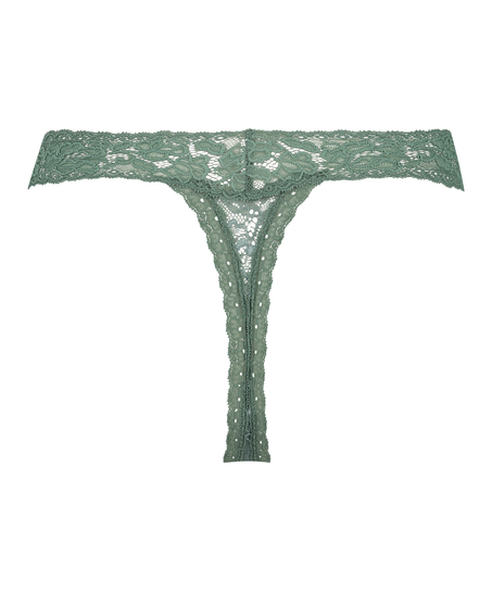 Madison Extra Low Thong, Green