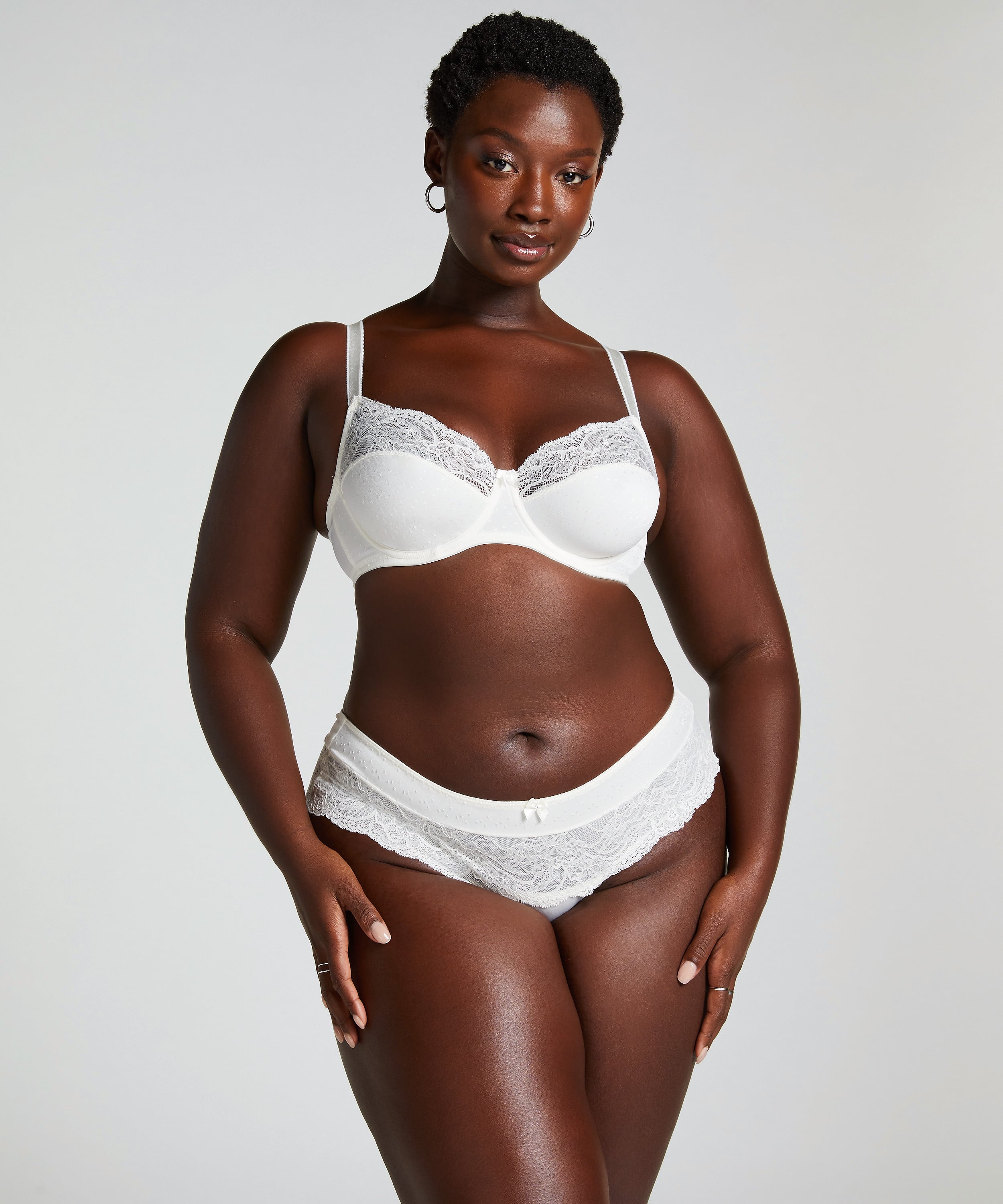 Sophie Non-Padded Underwired Bra, White, main