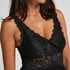 Nora Lace Slip Dress, Black