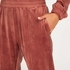 Tall Velours Jogging Bottoms, Brown