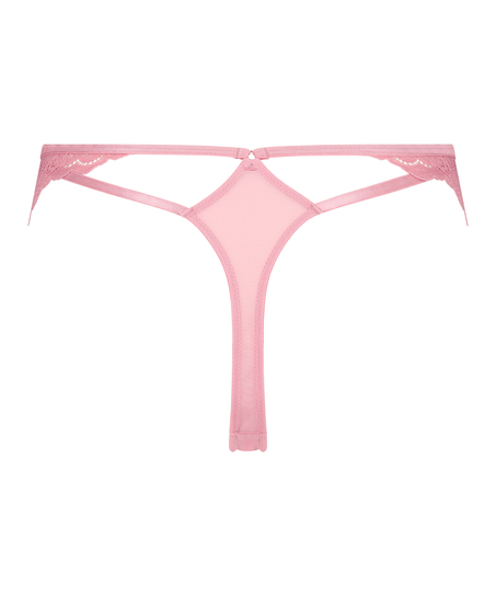 Wies High Leg Thong, Pink