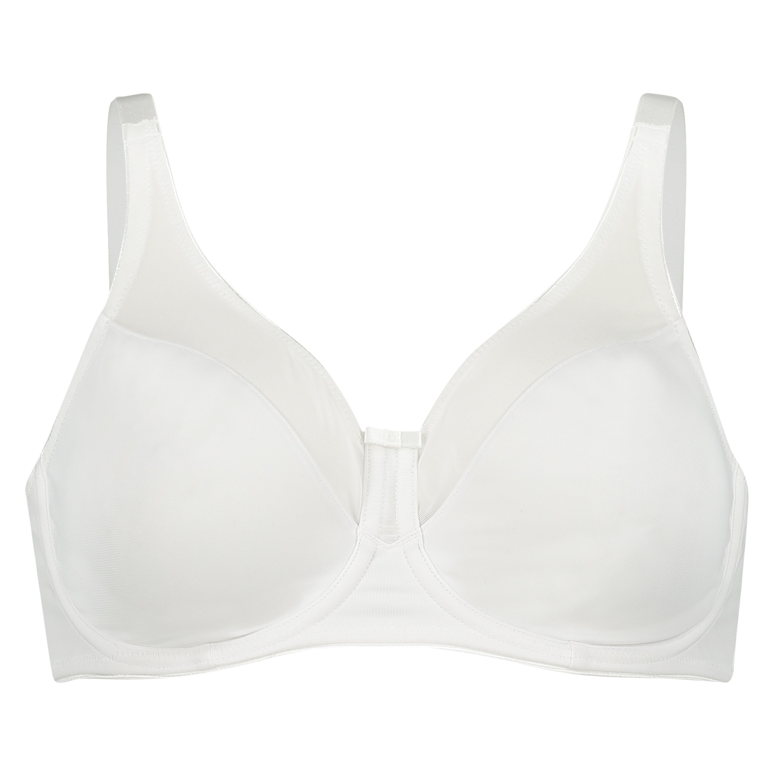 Nina Non-Padded Underwired Minimizer Bra, White, main
