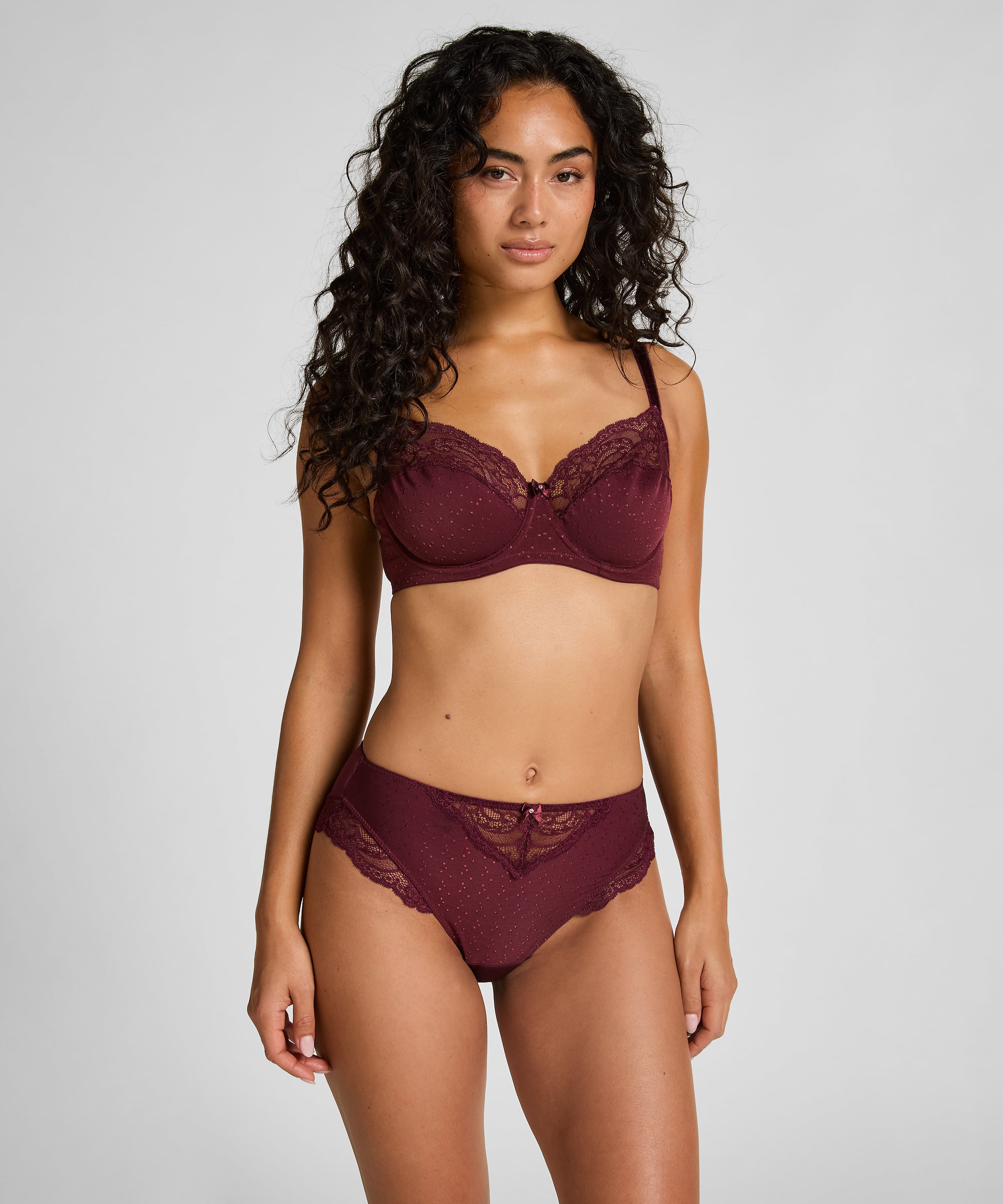 Sophie high knickers, Red, main
