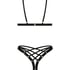 Elouise Open Crotch Private Bodysuit, Black